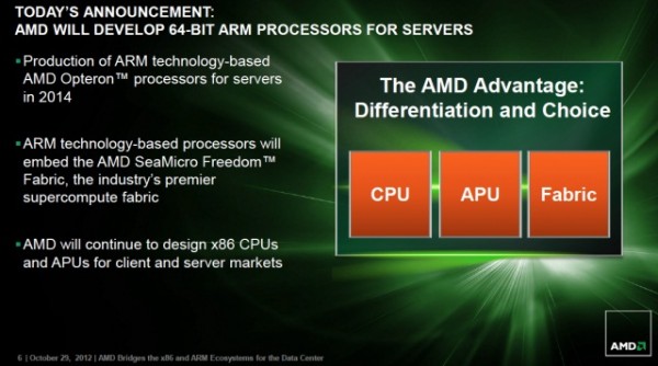 AMD, ARM, Opteron